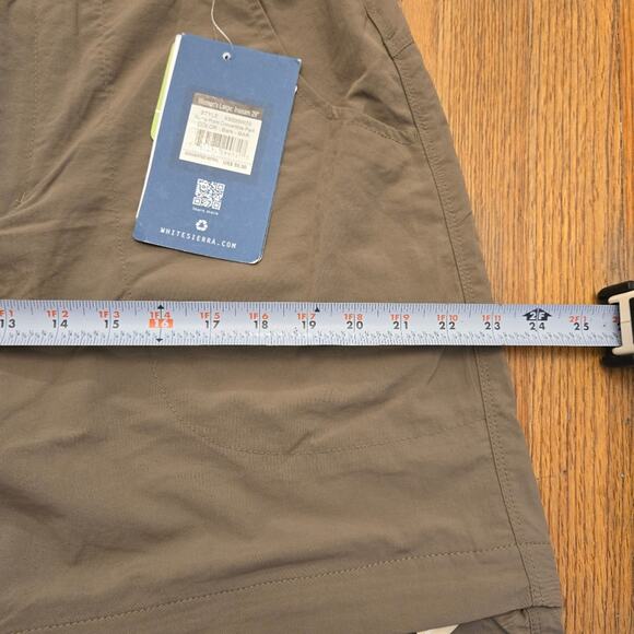 White Sierra Convertible Trail Pants Women's large hiking pants - Picture 4 of 9